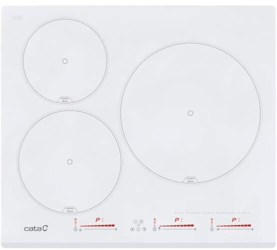 Placa Inducción Cata INSB 6003 WH Blanca