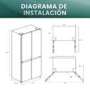 FRI. HISENSE RQ5P605NSVE 190x91 4P NF CRI INOX DSP