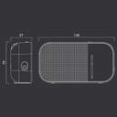 RADIO PORTATIL MUSE M-025RW FM/AM BLANCO