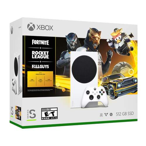Vídeoconsola XBOX Serie S + Juegos Fortnite+RocketLeague+Fallguys