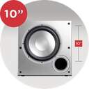 SUBWOOFER POLK PSW 10E 100W 10%%%quot;