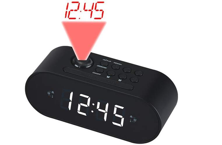 Radio Reloj Denver CRP-717 con proyección