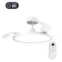 VENTILADOR TECHO U.BLUE DUSTER 7042W RETRAC DC BCO