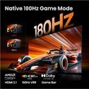 TV Hisense 75" MiniLED 75UR9S TV HISENSE 75%%%quot; 75UR9S UHD RGBMINILED SMARTTV 180HZ