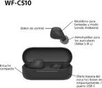 AURICULARES SONY WFC510B TRUE WIRELESS NEGRO