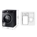 SECADORA SAMSUNG DV90T6240LBS3 9KG BC BCO WIFI