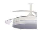VENTILADOR TECHO CRISTAL SUPERECO RETRAC 45W MD