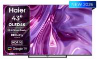 TV HAIER 43%%%quot; H43S80GUX UHD QLED GOOGLETV PEANA