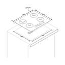 ENCIM. HOOVER HVG6BR4K3B 4F CRISTALGAS NATURAL