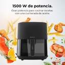 FREIDORA AIRE CECOTEC 1500W 5,5L VENTANA DIG 3297