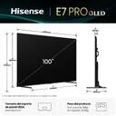 TV HISENSE 100%%%quot; 100E7Q PRO UHD QLED SMART TV 144HZ