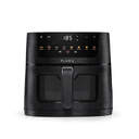 FREIDORA AIRE FLAMA 644FL 6L 1500W VENTANA DIG NGR