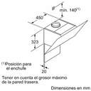 CAMP. BOSCH DWK98PR60 90CM 840m3h A  NEGRO IFY