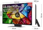 TV LG 55" Mini LED 55MRGB87B6B TV LG 55%%%quot; 55MRGB87B6B UHD MICRORGB A8 144HZ W26