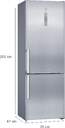 FRICOM. BALAY 3KFE777XE 203x70 438L NF INOX