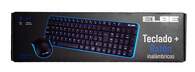 TECLADO RATON ELBE PTR-101 NEGR/AZUL INALA