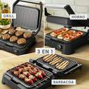 GRILL MOULINEX GI5108 3EN1 2000W 180%%%#186; 30X20CM