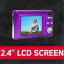CAMARA AGFA CAMARA DC5200 PURPLE 21MP ZOOM X8