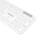 TECLADO PHOENIX K300 BLUETOOTH DUAL BLANCO