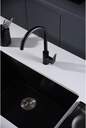 GRIFO COCINA IMEX GCZ044NG BELGICA NEGRO MATE