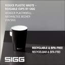 VASO SIGG NESO CUP PURE CERAM BLACK 0.3 L