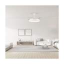 VENTILADOR TECHO CRISTAL CHARLY L RETRAC 80W MD