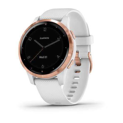 Garmin Vivoactive 4S Blanco - GPS, Sensores ABC, Pulsioxímetro