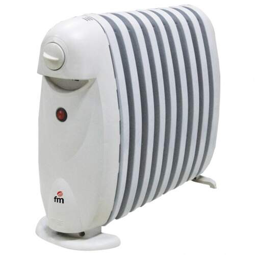 Radiador Aceite FM R9 Mini - 800W, 9 Elementos, Termostato Seguridad,  Regulable