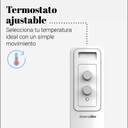 RADIADOR ACEITE U.BLUE UCRA9102 2500W BLANCO