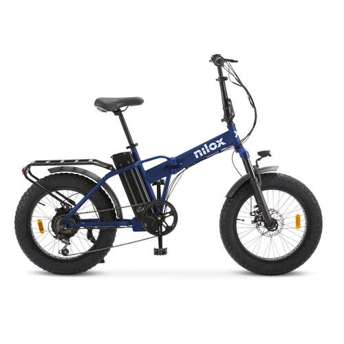 Bicicleta el&eacute;ctrica Nilox X8 Pro 20X4P Blue Metal