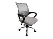 SILLA OFICINA EQUIP MESH OFFICE CHAIR LIGHT GREY