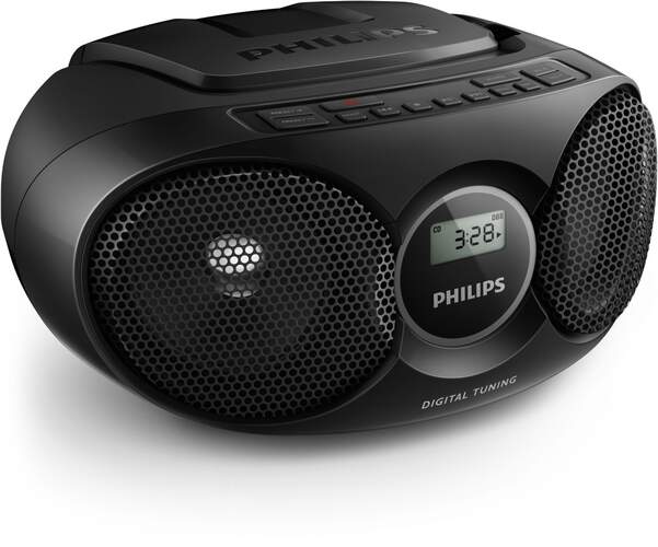 Radio CD Philips AZ215B/12 Negro