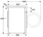 LVD. BOSCH WUU24T6XES 9K 1200R INOX