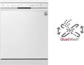 LVJ. LG DF222FWS BLANCO VAPOR QUADWASH TRUESTEAM