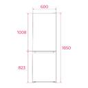 FRICOM. TEKA RBF3420SS 185x60x69 NF INOX