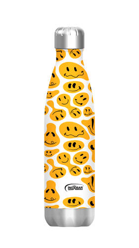 Botella Termo Inoxibar 61281 Smiley White