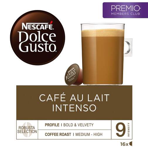 Cápsulas Dolce Gusto Au Lait Intenso