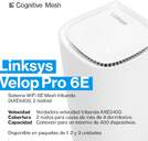 SISTEMA WIFI MESH LINKSYS MX6202KE 6GHZ/5,4GB/S