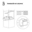 Horno Pirolítico LG WS5D7230S HORNO LG WS5D7230S 72L DSP PIROL INOX