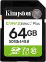 TARJ. MEM. KINGSTON SD 64GB SDXC CANVAS SELECT PLU