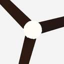 VENTILADOR TECHO U.BLUE BORA 4052BDC 132 DC LED