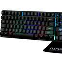 KIT GAMING NASA TECLADO RATON ALFOMBRILLA