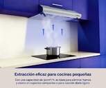 CAMPANA ARTICA APURE60CN 60CM C NEGRA