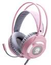 AURICULARES GAMING MARVO HG8936 MICRO ROSA
