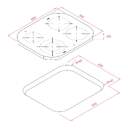 ENCIM. TEKA TCC6400PLV 4F VITRO POLI. 112550018