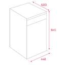 LVJ. TEKA DFS24610 45CM BLANCO 114320002