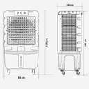 CLIMATIZADOR EVAP.U.BLUE TULUM 7120 120L 10000M3/H