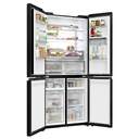 FRI. HAIER HCKR7819DWGB 190x83 4P NF CRISTAL NEGRO