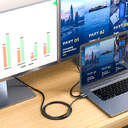 CABLE SILVER HT LOGAN 4  CONNECT USB C A HDMI