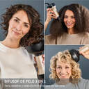 SECADOR ROWENTA CV7D30 3 EN 1 ESPECIAL CABELLO RIZADO